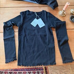 Frilly Long Sleeve Top